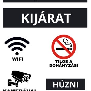 Kirakat matrica csomag, Otthon & Életmód, Dekoráció, Ajtó- és ablak dekoráció, Ablakmatrica, Fotó, grafika, rajz, illusztráció, MESKA