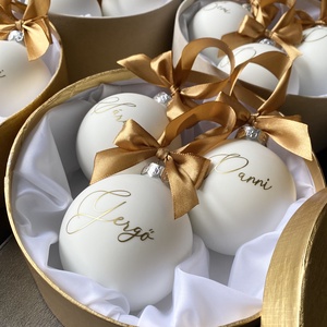 Karácsonyi gömb  - karácsony - karácsonyi lakásdekoráció - karácsonyfadíszek - Meska.hu