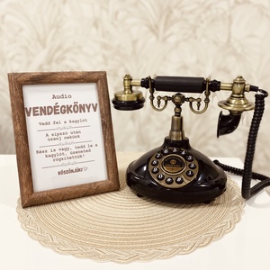 Telefonos vendégkönyv, Esküvő, Emlék & Ajándék, Vendégkönyv, Mindenmás, MESKA