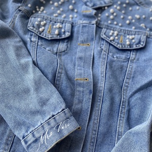 Esküvői farmerkabát - esküvő - esküvői szett - Meska.hu