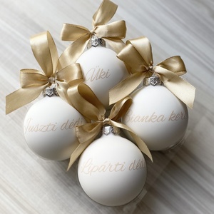 Karácsonyi gömb  - karácsony - karácsonyi lakásdekoráció - karácsonyfadíszek - Meska.hu