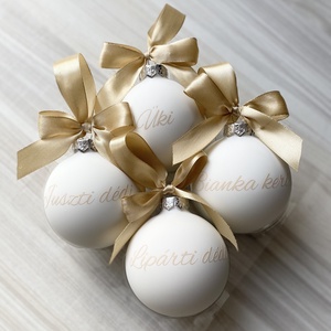 Karácsonyi gömb  - karácsony - karácsonyi lakásdekoráció - karácsonyfadíszek - Meska.hu