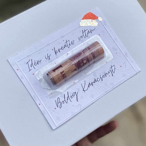 Karácsonyi pénzátadó, Otthon & Életmód, Papír, írószer, Ajándékozás kellékei, Pénzátadó boríték, Fotó, grafika, rajz, illusztráció, MESKA