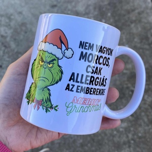 Grincs bögre - otthon & életmód - konyhafelszerelés, tálalás - tálalás - bögre & csésze - Meska.hu