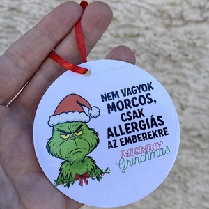 Grincs karácsonyfadísz - Meska.hu