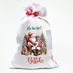 Mikulás zsák - karácsony - mikulás - mikulás zsák - Meska.hu