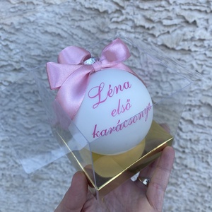 Karácsonyi gömb - karácsony - karácsonyi lakásdekoráció - karácsonyfadíszek - Meska.hu