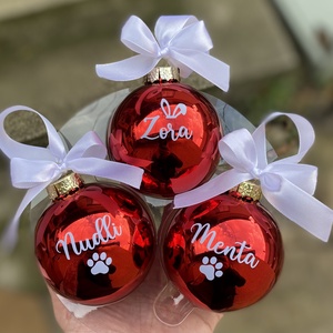 Karácsonyi gömb 8 cm, Karácsony, Karácsonyi lakásdekoráció, Karácsonyfadíszek, Mindenmás, MESKA