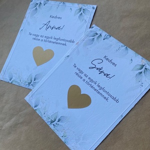 Tanú vagy koszorúslány felkérő kaparós kártya, Esküvő, Meghívó & Kártya, Koszorúslány felkérő, Fotó, grafika, rajz, illusztráció, MESKA