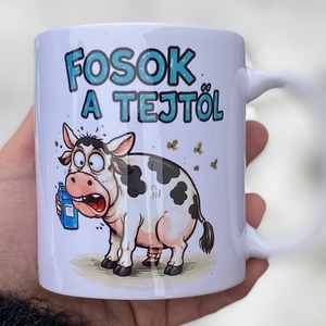 Fosok a tejtől bögre - Meska.hu