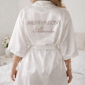 Készülődős köntös, Esküvő, Kiegészítők, Esküvői köntös, Mindenmás, MESKA