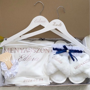 Készülődős köntös csomag extra - esküvő - kiegészítők - esküvői köntös - Meska.hu