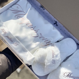 Készülődős köntös csomag extra - esküvő - kiegészítők - esküvői köntös - Meska.hu