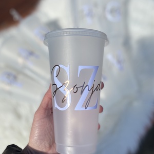 Egyedi repohár szívószálas - esküvő - lánybúcsú - Meska.hu