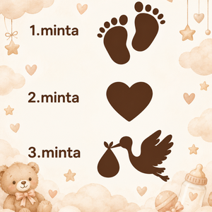 Baba bejelentő body - baba - mama - babaruházat - baba body - Meska.hu