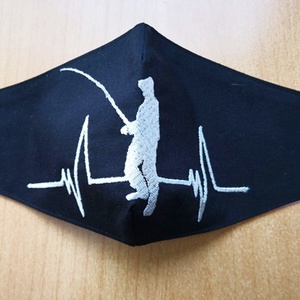 Horgászos felnőtt maszk  - Meska.hu