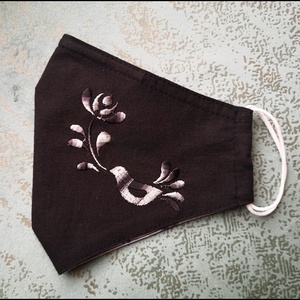 Hímzett női madaras maszk  - női - női - Meska.hu