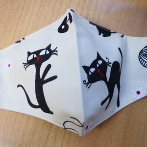 Cicás felnőtt maszk   - női - női - Meska.hu