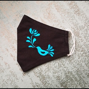  Hímzett madaras felnőtt maszk   - Meska.hu