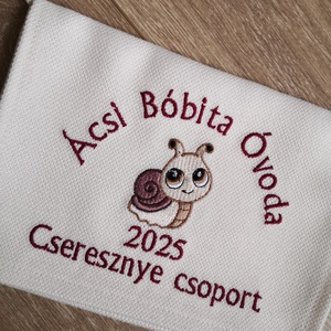 Himzett Ovis ballagási tarisznya - játék & sport - ovis felszerelés - egyéb ovis kiegészítő - Meska.hu