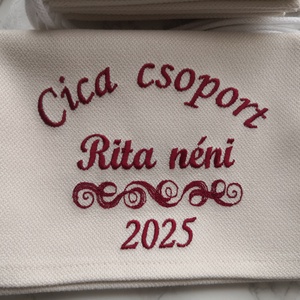 Himzett Ovis ballagási tarisznya - játék & sport - ovis felszerelés - egyéb ovis kiegészítő - Meska.hu