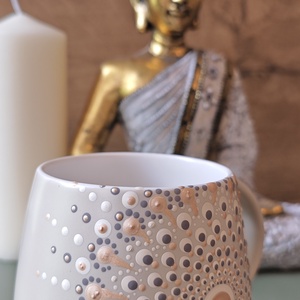 Mandalás bögre  - otthon & életmód - konyhafelszerelés, tálalás - tálalás - bögre & csésze - Meska.hu