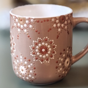 Mandalás bögre  - Meska.hu