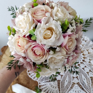 Élethű menyasszonyi csokor, dobócsokor, örökcsokor  - esküvő - menyasszonyi- és dobócsokor - Meska.hu