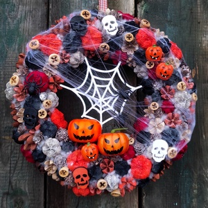Halloween kopogtató LED világítással - Meska.hu