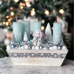 Havas álom adventi asztaldisz - Meska.hu