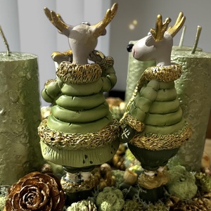Különleges színvilágú adventi koszorú szarvasokkal - karácsony - adventi díszek - adventi gyertyadíszek és koszorúdíszek - Meska.hu Különleges színvilágú adventi koszorú szarvasokkal - karácsony - adventi díszek - adventi gyertyadíszek és koszorúdíszek - Meska.hu