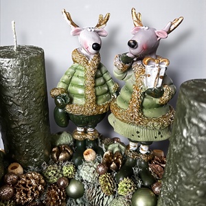 Különleges színvilágú adventi koszorú szarvasokkal - karácsony - adventi díszek - adventi gyertyadíszek és koszorúdíszek - Meska.hu Különleges színvilágú adventi koszorú szarvasokkal - karácsony - adventi díszek - adventi gyertyadíszek és koszorúdíszek - Meska.hu