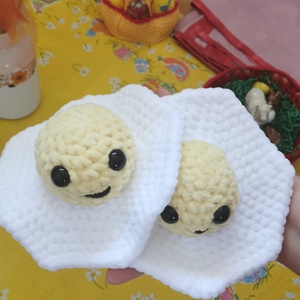 Horgolt tükörtojás - játék & sport - plüssállat & játékfigura - más figura - Meska.hu