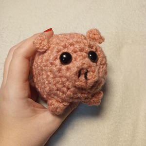 Horgolt malacka plüss , Játék & Sport, Plüssállat & Játékfigura, Malac, Horgolás, Varrás, MESKA