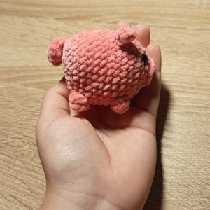 Mini malac plüss horgolt - játék & sport - plüssállat & játékfigura - malac - Meska.hu