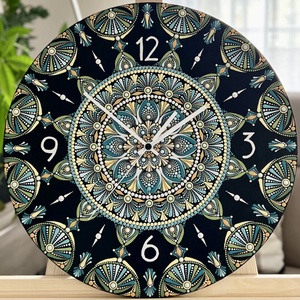 Falióra mandala mintával - átmérő 40 cm - Meska.hu
