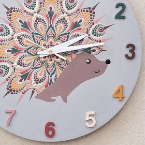 Süni festett gyerek falióra, átmérő 35 cm - otthon & életmód - dekoráció - fali és függő dekoráció - falióra & óra - Meska.hu