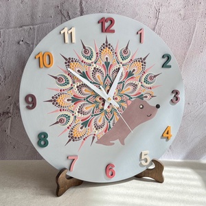 Mandala tartó / tányértartó állvány, dió - 25 cm-es - otthon & életmód - dekoráció - spiritualitás - mandala - Meska.hu