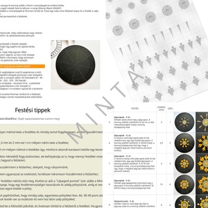 Mandala minta gyakorlólappal és festési tippekkel (PDF) - művészet - festmény - akril - Meska.hu