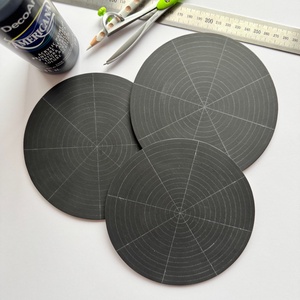 Mandala alap  3 db-os csomag / 15 cm   fekete - Meska.hu