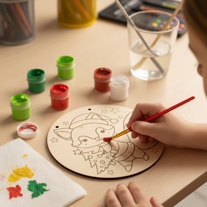 Kreatív öröm - Festhető róka ajtódísz alkotóbox  DIY szett gyerekeknek - diy (csináld magad) - egységcsomag - Meska.hu