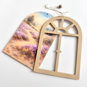 Levendulás falidísz kétoldalas képkerettel, 4 variációval - otthon & életmód - dekoráció - kép & falikép - táblakép - Meska.hu