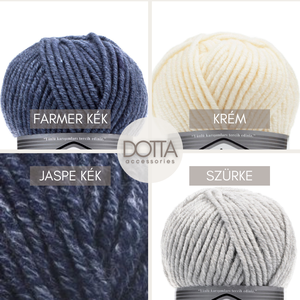 Dotta kötött női szett - sapka sál kézmelegítő télire - gyapjús vastag fonalból - puha meleg beret hosszú sállal - ruha & divat - sál, sapka, kendő - sapka & sál szett - Meska.hu