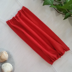 Piros maszk - 1 rétegű szájmaszk - pamut vászon arcmaszk - Meska.hu