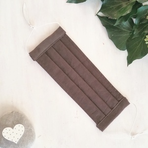 Barna maszk - 2 rétegű arcmaszk állítható gumival - 100% pamut szájmaszk, Ruha & Divat, Maszk, Arcmaszk, Férfi & Uniszex, Varrás, MESKA