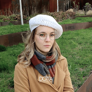 Horgolt svájci sapka több színben - horgolt női elegáns francia beret - vastag meleg téli gyapjús fonalból - ruha & divat - sál, sapka, kendő - sapka - Meska.hu