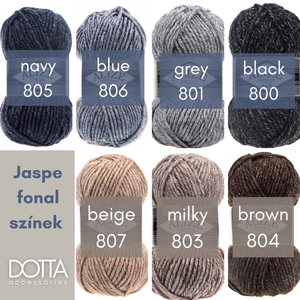 Gabriele kötött férfi sapka - unisex beanie sapka - meleg puha téli bojtos pompomos sapka - ruha & divat - sál, sapka, kendő - sapka - Meska.hu