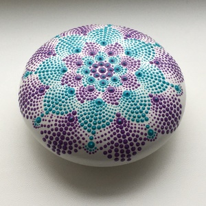 Egyedi pontozott festéses mandala -  - Meska.hu