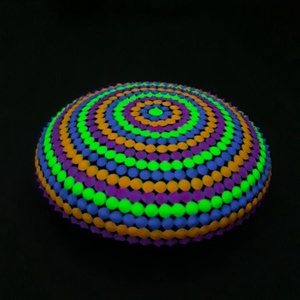 Fluoreszkáló mandala festés, gyönyörű színekkel - Meska.hu
