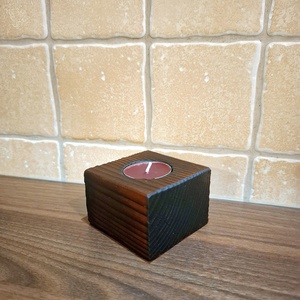 Rusztikus Mécsestartó mini - Meska.hu